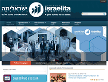 Tablet Screenshot of colegioisraelita.com.br